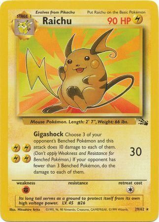 Raichu  29-62