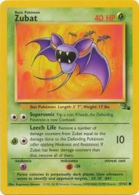 pokemon fossil zubat 57 62