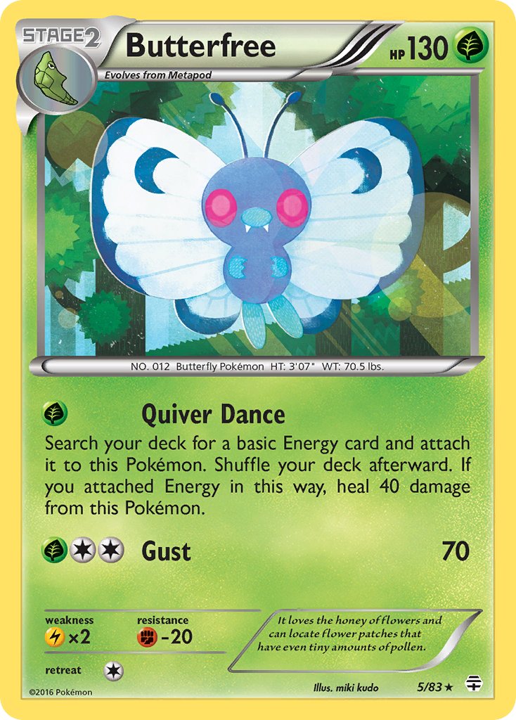 Butterfree 5-83 (RH)