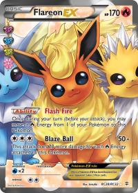 pokemon generations flareon ex full art rc28 rc32