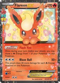 pokemon generations flareon ex rc6 rc32