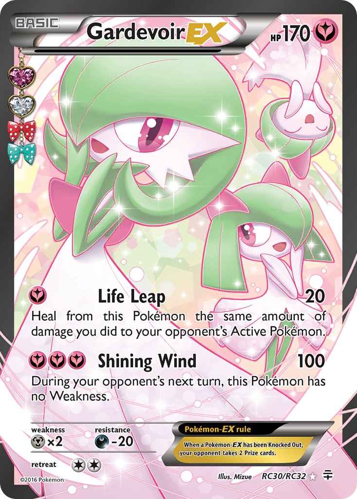 Gardevoir EX FULL ART RC30-RC32