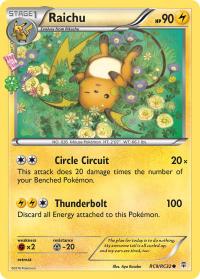 pokemon generations raichu rc9 rc32