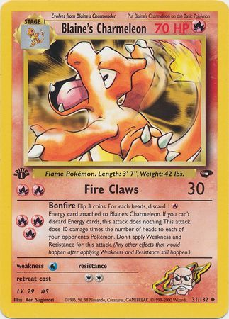 Blaine's Charmeleon - 31-132 - 1st Edition