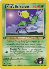 pokemon gym challenge 1st edition erika s bellsprout 38 132 1st edition