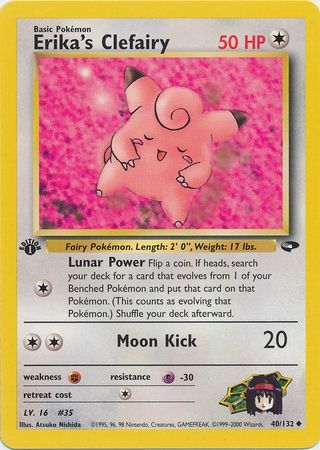 Erika's Clefairy - 40-132 - 1st Edition