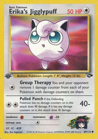 Erika's Jigglypuff - 69-132 - 1st Edition