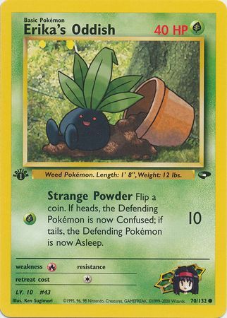 Erika's Oddish - 70-132 - 1st Edition