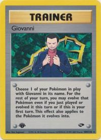 pokemon gym challenge 1st edition giovanni 104 132 1st edition