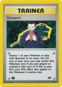 pokemon gym challenge 1st edition giovanni 18 132 1st edition