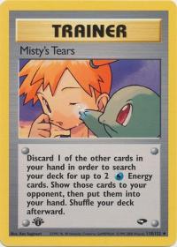 pokemon gym challenge 1st edition misty s tears 118 132 1st edition