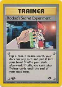 pokemon gym challenge 1st edition rocket s secret experiment 120 132 1st edition