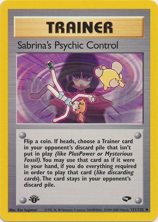 Sabrina's Psychic Control - 121-132 - 1st Edition