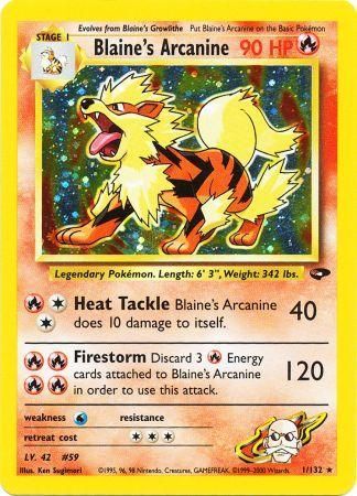 Blaine's Arcanine- 1-132