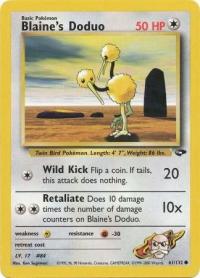 pokemon gym challenge blaine s doduo 61 132