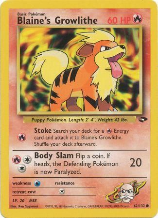 Blaine's Growlithe- 62-132