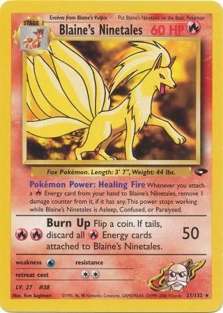 Blaine's Ninetales- 21-132