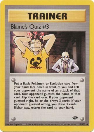 Blaine's Quiz #3- 112-132