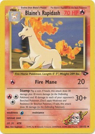 Blaine's Rapidash- 33-132