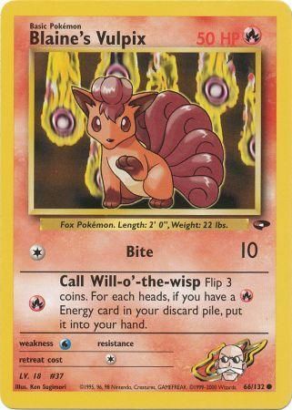 Blaine's Vulpix- 66-132