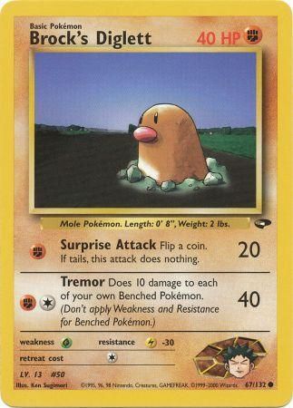 Brock's Diglett- 67-132