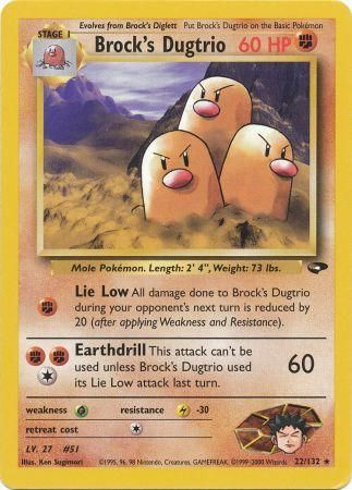 Brock's Dugtrio- 22-132