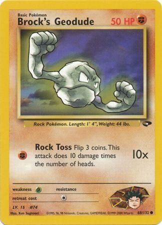 Brock's Geodude- 68-132