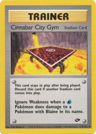 Cinnabar City Gym - 113-132