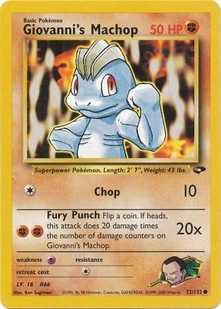 Giovanni's Machop- 72-132