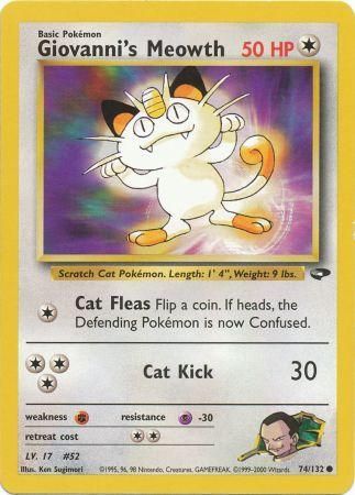 Giovanni's Meowth- 74-132