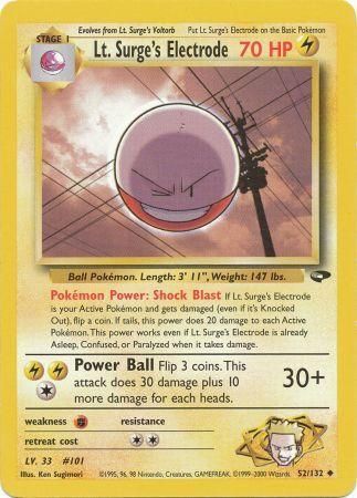 Lt. Surge's Electrode- 52-132