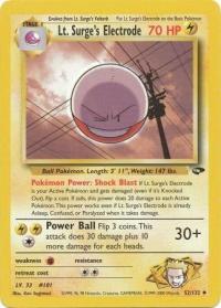 pokemon gym challenge lt surge s electrode 52 132