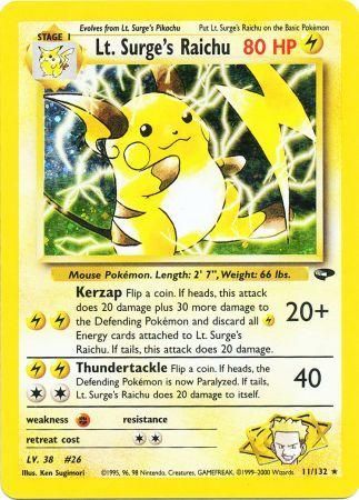 Lt. Surge's Raichu- 11-132