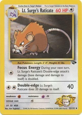 Lt. Surge's Raticate- 53-132