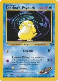 pokemon gym challenge sabrina s psyduck 99 132