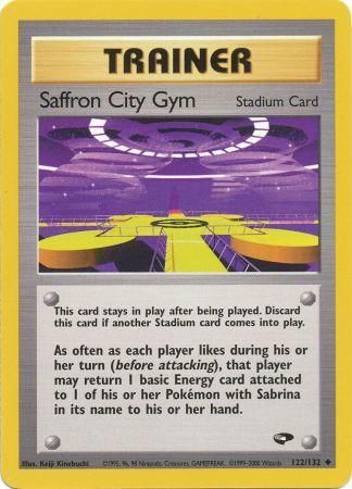 Saffron City Gym - 122-132
