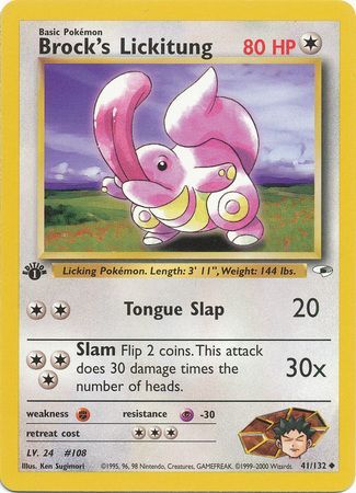 Brock's Lickitung - 41-132 - 1st Edition