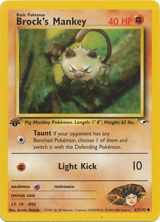 Brock's Mankey - 67-132 - 1st Edition