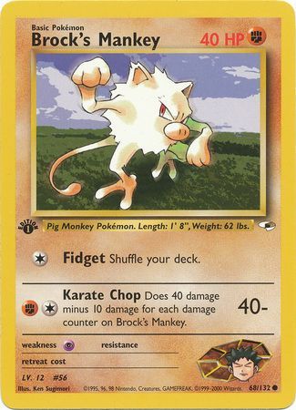 Brock's Mankey - 68-132 -  1st Edition