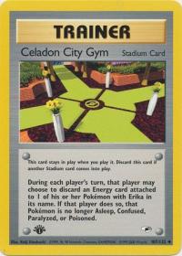 pokemon gym heroes 1st edition celadon city gym 107 132 1st edition