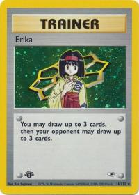 pokemon gym heroes 1st edition erika 16 132 1st edition