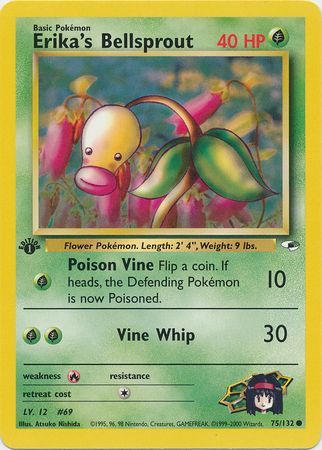 Erika's Bellsprout - 75-132 - 1st Edition