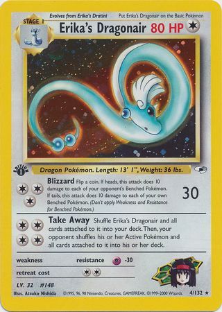 Erika's Dragonair - 4-132 - 1st Edition