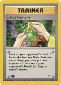 pokemon gym heroes 1st edition erika s perfume 110 132 1st edition