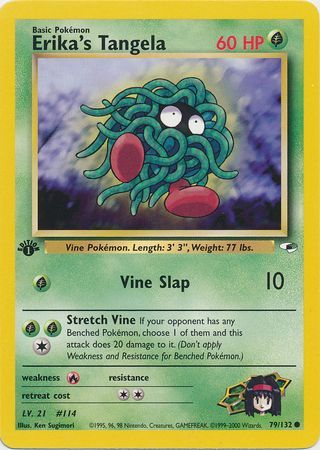 Erika's Tangela - 79-132 - 1st Edition