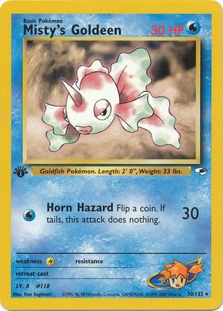 Misty's Goldeen - 30-132 - 1st Edition