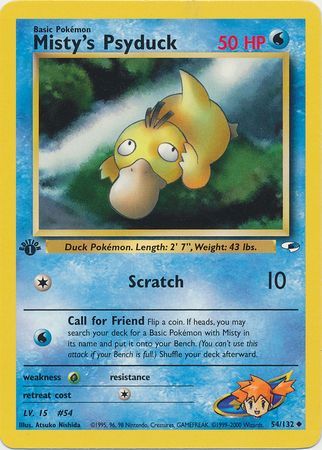 Misty's Psyduck - 54-132 - 1st Edition