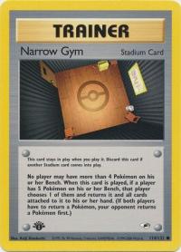 pokemon gym heroes 1st edition narrow gym 124 132 1st edition