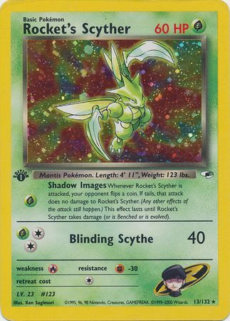 Rocket's Scyther - 13-132 - 1st Edition