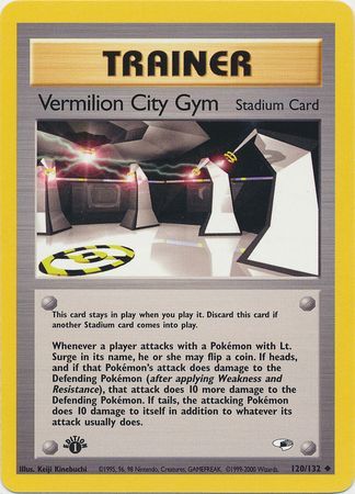 Vermilion City Gym - 120-132 - 1st Edition